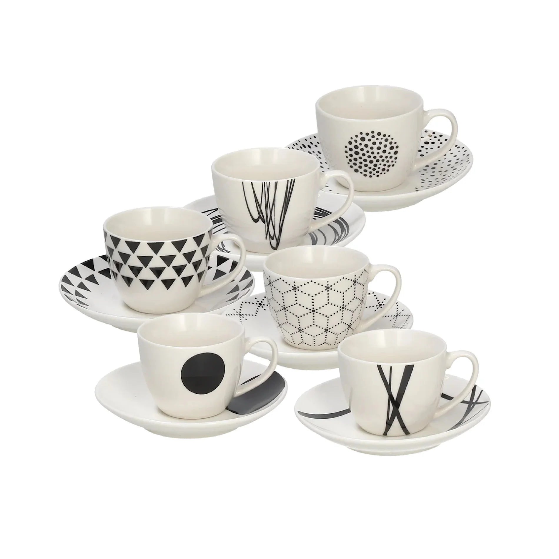 Tognana Graphic coffee set 6pcs